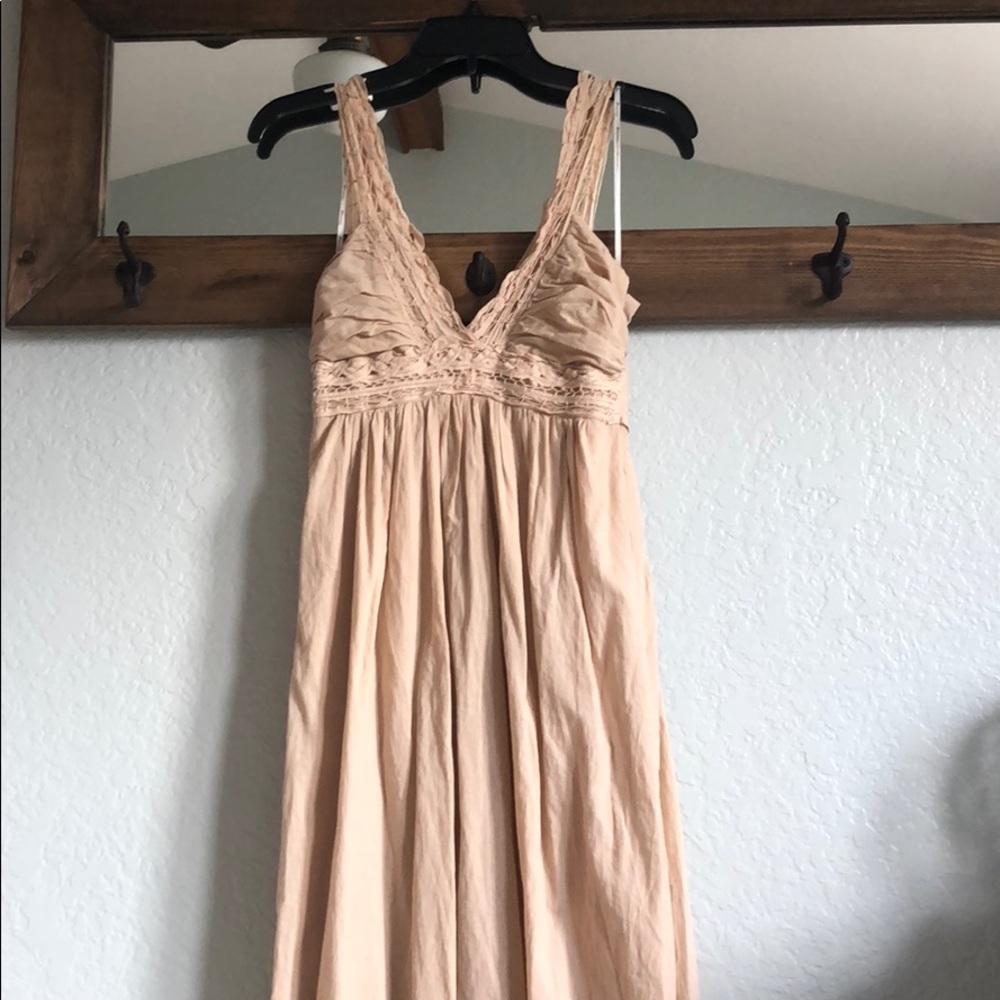 Free People Maxi Dress Embroidered Size Small
